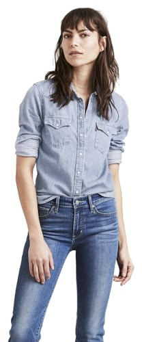 Levi's Women's The Ultimate Western Shirt, Small talk, X-Small