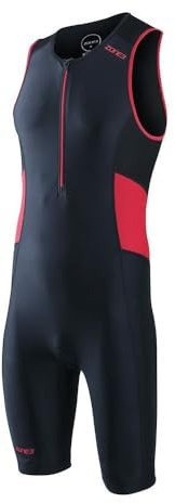 ZONE3 Men's Activate Trisuit- One Piece Pro Triathlon Sleeveless Skin Suit Made of Lycra Sport Fabric (XL)