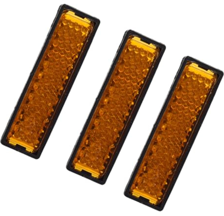xbiez Packung Mit 8 Pedal Reflektoren Verstärkte Reflektoren Für Pedal Fahrräder Pedal Reflektoren Rad Reflektoren Pedal Reflektor Ersatz