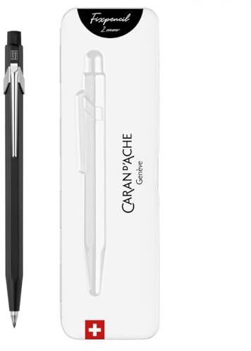 Caran d'Ache Fixpencil aus Aluminium, Fallbleistift 2.0mm mit Metalletui, 0022.509