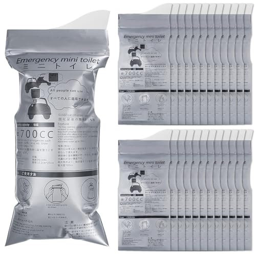 flintronic Orinatoio Portatile per Uomini, 24 PCS Sacco Urina Monouso, 700ml Vomito Orinatoio, Sacchetti USA e Getta per Urina, Super Assorbenti Sacchetti Urine Vomito per Unisex Ingorghi Campeggio