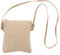 GAROZATION Luxuriöse Strandtasche Aus Pu Und Material Modische Umhängetasche Für Damen