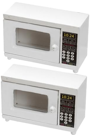 Toyvian 2 Piezas Casa de Muñecas Accesorios Realistas para y Fomentar la Imaginación