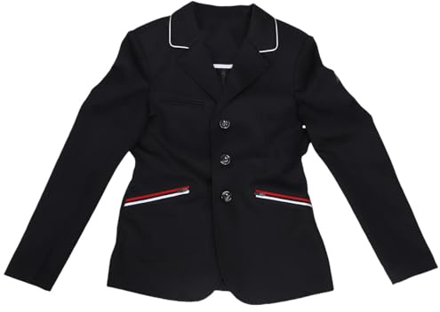 Manteau d'équitation pour Enfants, Respirant, léger et élégant, Veste d'équitation pour Hommes et Femmes, Tissu en mélange de Coton, Design Unisexe, entraînement et équitation (150)