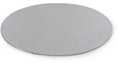 Decora COD. 0931305 Support GÂTEAU Fin Argent Ø 28 CM H 3 MM 11'