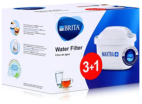 BRITA Cartridges Pack of 3+1, Copper, White, 4 Count (Pack of 1)