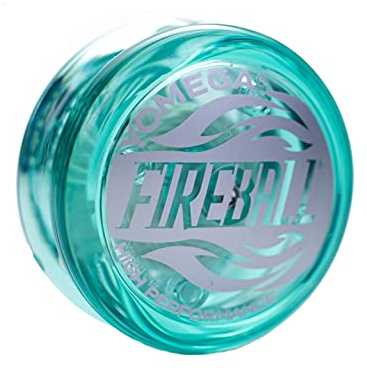 Yomega Fireball YoYo -HIGH Performance Responsive Transaxle Yoyo, Great for String Tricks for Advance Players to Perform Like Pros + Extra 2 yo yo Strings & 3 Month Warranty (Teal)