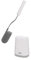 Joseph Joseph Flex Lite - Portascopino Igienico Sottile Bagno Spazzola WC, Spazzolone resistente, testa Flessibile, Setole Antigoccia, Anti-Intasamento, Grigio/Bianco, Piccolo