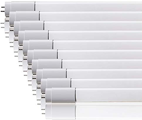 ZONE LED SET - LED Röhre 120cm, kaltweiß (6500 K), 1850 Lumen, T8, G13-18W (ersetzt 36W), inklusive Starter, LED-TUBE Leuchtstoffröhre Neonröhre Leuchte Röhrenlampe, 10-er Pack