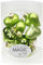 MAGIC 8 STK. Herzen 4cm Glas Weihnachtsschmuck Weihnachtskugeln Weihnachtsdeko Christbaumkugeln Christbaumschmuck (Sparkling Nature grün)