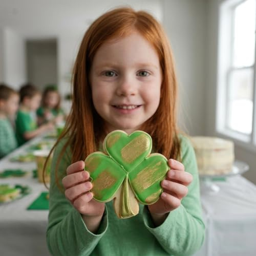 Ann Clark Shamrock Cookie Cutter, 3-1/4” Made in USA