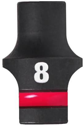 Milwaukee - 8 mm 1/2 Impact Socket - Standard - 1 Piece
