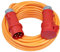 CEE Starkstromkabel H07BQ-F 400V Kabel 32A 5x6mm² mit MENNEKES Phasenwender Stecker und Kupplung (20 Meter)