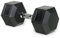 TREXO Hexagon Hanteln 15 kg Hex Kurzhanteln mit Durable Gummierte Gusseisen für Krafttraining mit Ergonomischen Verchromte Griff Gewichte Training Zuhause Hantel für Männer un Frauen