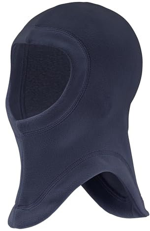 Sterntaler Schalmütze aus Microfleece - praktische Unisex Mütze für Mädchen und Jungen mit bequemer Passform - ideal für kalte Tage - Marine, Größe 53