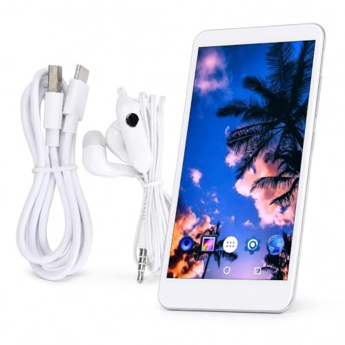 MP4-spelare, 5 Tum 128 GB MP3-spelare med Bluetooth 5.0, Smart Brusreducering, Förinstallerad Spotify Kids, Spotify, Audible, Pandora, Amazon Music och Deezer, Bärbar MP4-spelare
