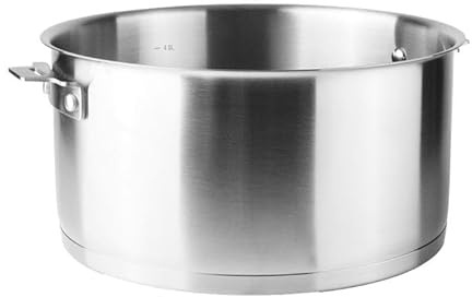 Lacor 56620 Combi kastrullkropp, 18/10 rostfritt stål, aluminium, 3 liter, termodifusionsbotten, smörgås, stapelbar, induktionssäker, diskmaskinssäker, ugnssäker, ø20 cm