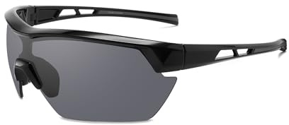 SINSPORT eyewear Fahrradbrille Kinder, UV400 Schutz Sonnenbrille für Jungen Mädchen, Outdoorsport Radbrille Sportbrille
