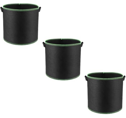 BESPORTBLE 3pezzi Borse Per Coltivazione Sacchetti Per Non Manici Per Giardinaggio Indoor e Outdoor
