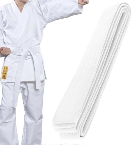 DOKRIN Cinturones de traje de judo Cinturón de Judo y Karate de 200 cm, Cinturón Profesional de Artes Marciales Deportivas, Cinturón de Taekwondo y Aikido, Cinturón de Tela Gruesa