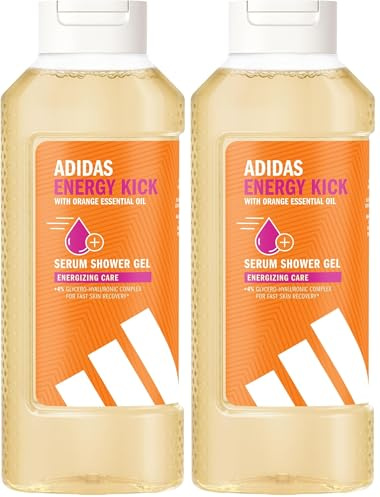 adidas Active Skin & Mind, Energy Kick Shower Gel, Docciaschiuma Donna, 400 ml