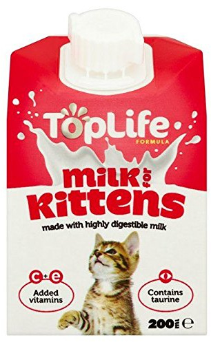 Toplife Lactose Reduced Cows Milk for Kittens 200ml (PACK OF 6)