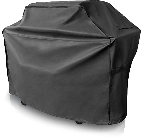 CoverUp! Funda Barbacoa Negra 80 x 65 x 115 cm - Cubierta de la Parrilla Funda BBQ de Material de poliéster 600D Oxford Resistente al desgarro - Funda Barbacoa Exterior Impermeable