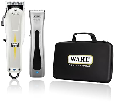 Wahl Super Taper, Beret y Maletín - Pack de Herramientas de Peluquería - Combo de Cortapelos Inalámbrico con Estuche