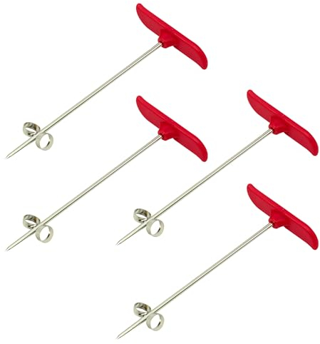 FIBOUND Tagliaverdure A Spirale, Strumento per Intagliare Verdure A Spirale, Coltello A Spirale per Frutta, Tagliaverdure A Spirale per Cetrioli Adatto per Barbecue E Campeggio (Rosso)