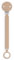 Suavinex, Chupetero de Silicona, Broche Pinza con Cinta Plana de Silicona, Cadena Chupete para Bebés +0 Meses, Clip con Plaquita de Silicona, Broche para el Chupete Wonder, Wonder Cork