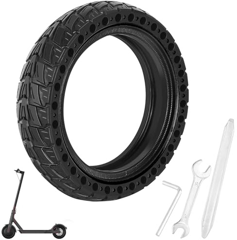 8.5 Pulgadas Ruedas Macizas para Patinete Eléctrico, 50/75-6.1 Rueda de Repuesto Para xiaomi M365/Pro/Pro2/1S/3 Lite/Essential, 8 1/2 x2 Neumáticos de Reemplazo, Repuesto Antipinchazos Ruedas