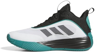 Adidas Men's Own The Game 3.0 Basketball, White/Black/Pure Teal, 9