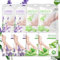 8 Paar Aloe Vera Lavendel Fußmaske und Handmaske - Fußpflege für Trockene und Rissige Füße - Feuchtigkeitsspendende Hornhaut Fussmaske Socken Handmaske Handschuhe für Männer Frauen