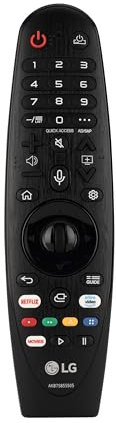 LG Original Magic Remote Control, Working with Many Models, Netflix and Prime Video Hot Keys, Google/Alexa (MR20)