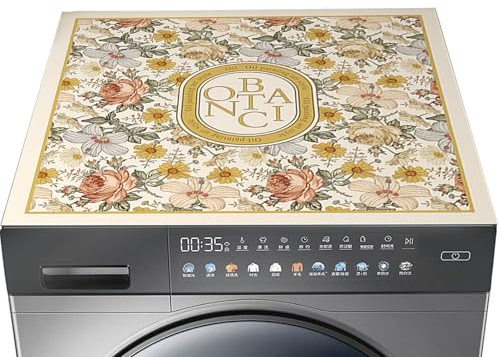 Tapa para Lavadora-Secadora - Protector Para Parte De Lavadora Y Secadora | Almohadilla Protectora de 58x58cm Para Lavandería Hogar Cocina