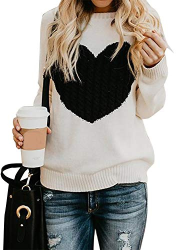 FGFD&OU Femme Femme Sweat à Capuche en Feutre Oversize Pullover Hiver Primavera Manche Long décontracté Mode Pulls de Noël (Beige, S)