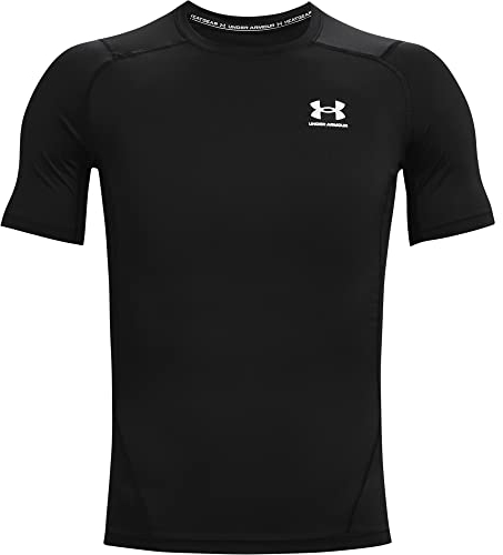 Under Armour Mens UA HG Armour Comp SS, short-sleeved sports t-shirt for men, comfortable and lightweight gym clothes for workouts