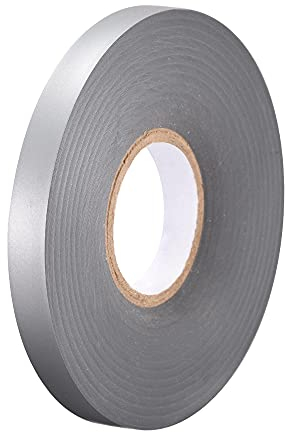 sourcing map Isolierband 10mm Breite 26m lang 0,26mm dickes PVC Isolierband Grau