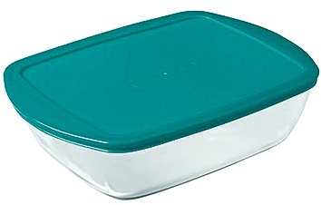 Pyrex Cook&store Px Rechteckige Schale, 28 x 20 x 8 cm, 2,5 l, transparent