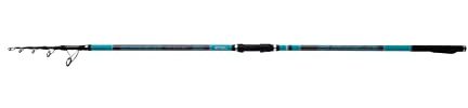 Mitchell Suprema SW Surf Tele, Angelrute, Spinnruten, Surfcast-Angeln, entworfen und entwickelt in Italien, Salzwasser Spin, Unisex, schwarz/blau, 4,2m | 80-150g