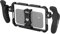Nitze Téléphone Vidéo Stabilisateur, Cage de Télé Phone avec Poignées Latérales, Smartphone Video Cage Universelle en Aluminium pour Vidéaste, Vlogger et Youtuber - T-MP01B