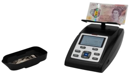 Cashtec CT180 Money Counter banknote and Coin Count by Weight Scale