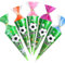 10 Stück Schultüte für geschwister schultüte junge, Schultüte Fussball, schultüte klein füllung, Zuckertüte für Jungen und Mädchen, mini schultüten zum befüllen, geschenke für Einschulung (grüner-1)