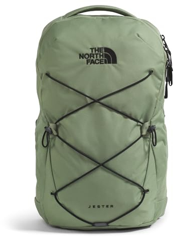 The North Face Unisex Jester 28L Backpack, Bark Mist/Tnf Black