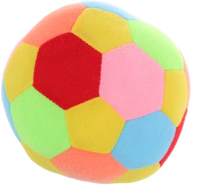 Hemobllo Palla Peluche Morbido per Ragazzo Ragazza 13 Cm, Sensoriale Colorato per Ragazzo Ragazza Piccoli, Stimolazione Visiva e Motoria per Sviluppo Capacità Motorie e Presa