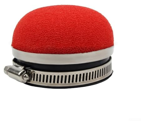 Filtro aria per moto in spugna, filtro aria dritto per moto per 28-58mm Pocket Bike, per Mini Scooter (50 mm)