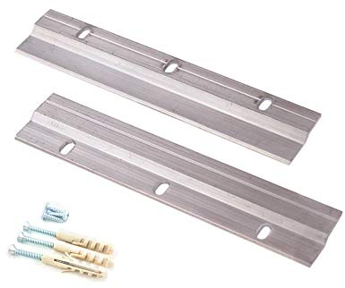 Hochbelastbares Aufhängungssystem für Bilder und Spiegel, mit Z-Winkelleisten – Schwebe-Aufhängungssystem + Befestigungsmaterial