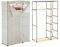 MSV XL Stoffschrank Kleiderschrank Faltschrank Campingschrank Stoff mit Kleiderstange 110 x 174,5 x 45 cm