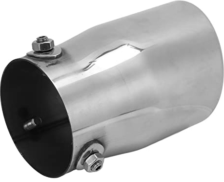 Aramox Universel Voiture Silencieux D'échappement En Acier Inoxydable Tuyau D'échappement Embout 76mm/2.99in Entrée 89mm/3.50in Sortie
