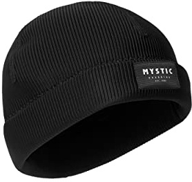 Mystic Watersports - Surf KiteSurf & Windsurfing 2mm Neoprene Wetsuit Beanie Hat - Black